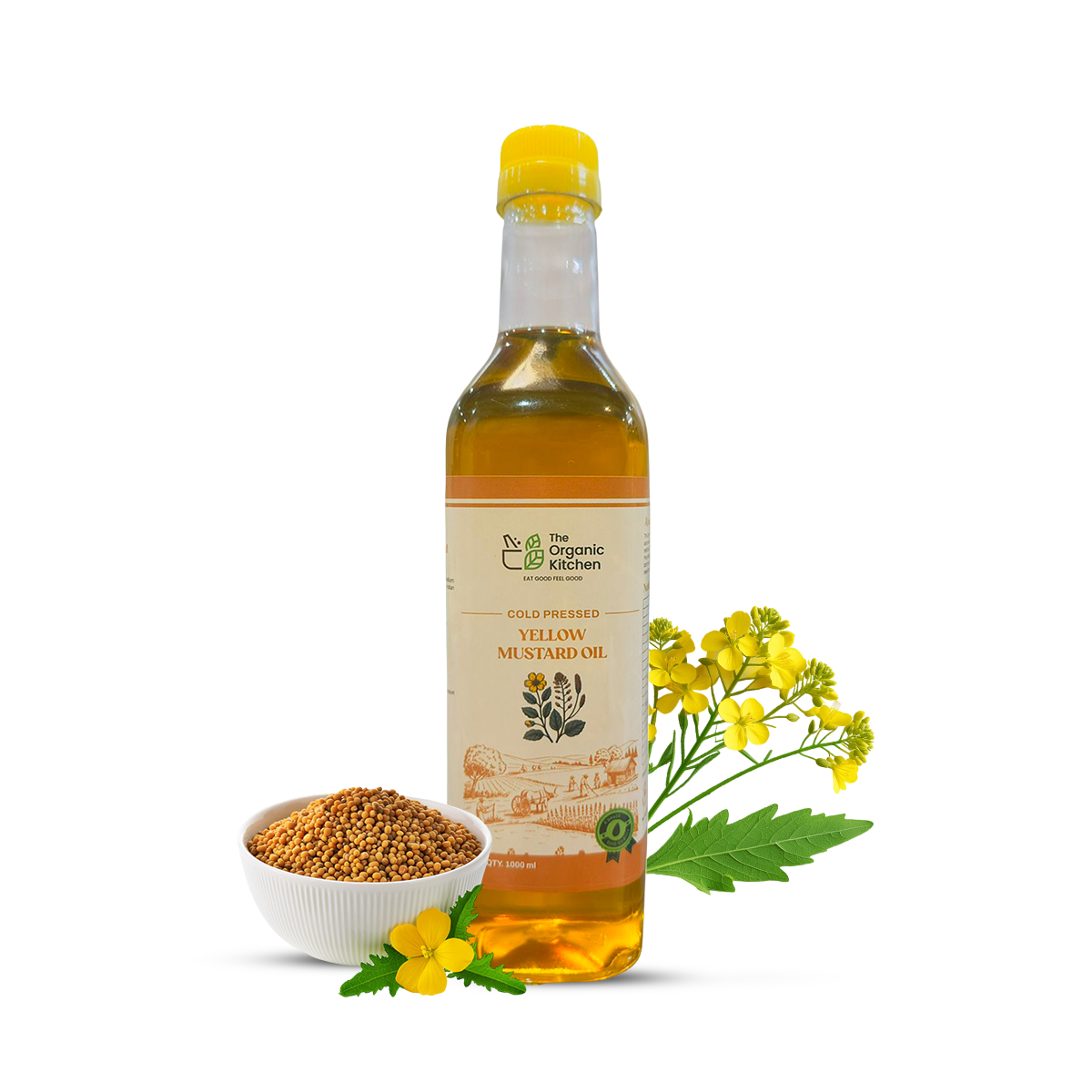 🎁 Cold Pressed Yellow Mustard Oil (100% off)